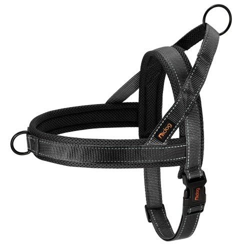 Basic myk hundesele i nylon med refleks i 4 farger XS-L