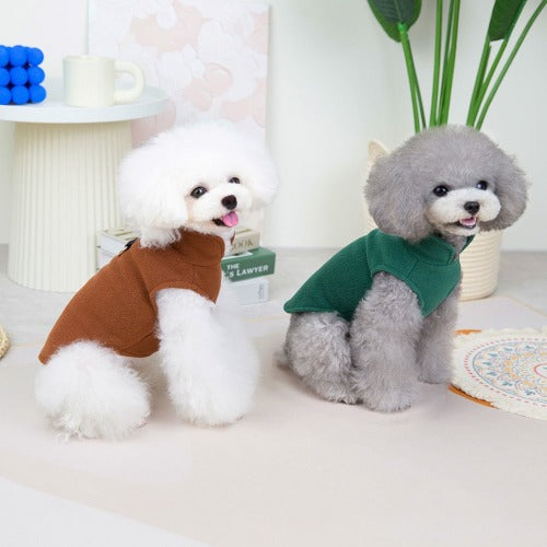 Myk fleece genser til hund i 4 farger S-XXL