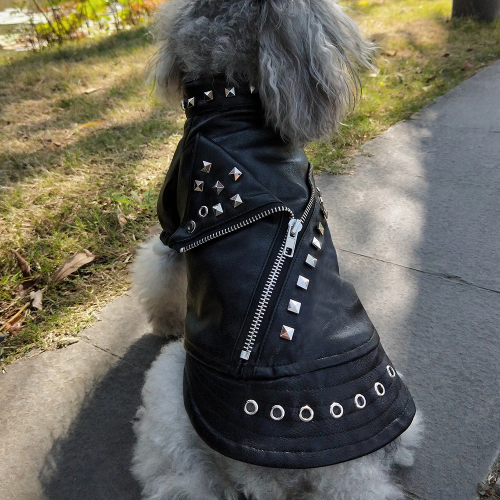 Rock & Roll studded skinnjakke til hund S-XL