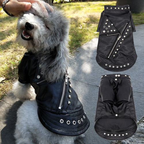 Rock & Roll studded skinnjakke til hund S-XL