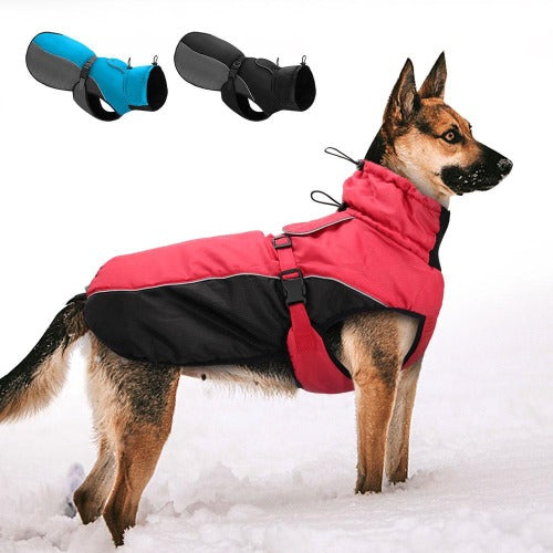 Vind- og vanntett jakke til stor hund i 3 farger XL-6XL regntøy hund hundegenser stor hund