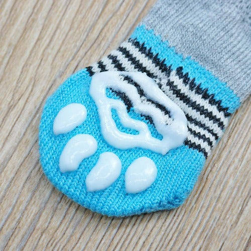 Cute anti-slip knit socks in 3 colors S-L - personalized custom engraved id tag dog cat collar personlig tilpasset gravere hund katt halsbånd 