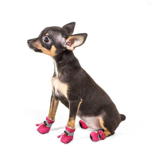 Warm reflective non-slip footwear in 3 colors S-L - personalized custom engraved id tag dog cat collar personlig tilpasset gravere hund katt halsbånd 